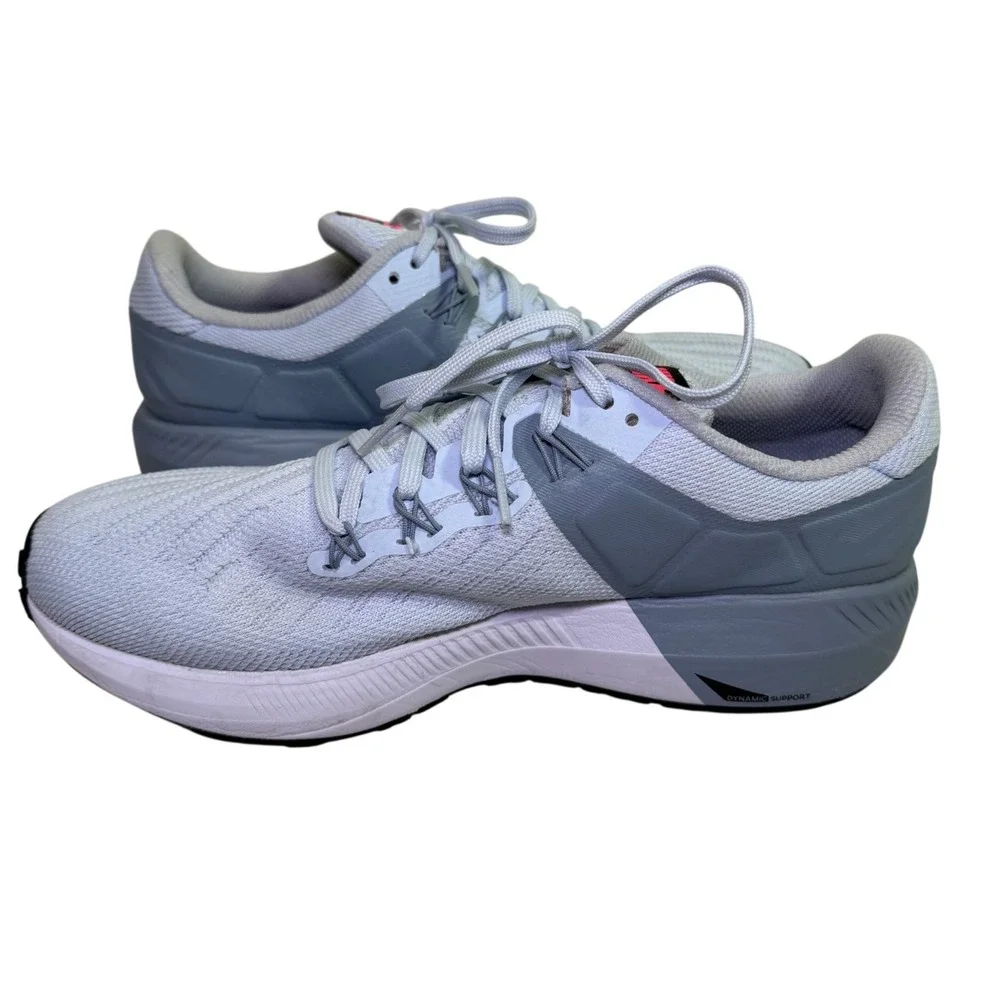 Nike Air Zoom Structure 22 Running Shoes Womens 9.5 Grey Pink AA1640-402